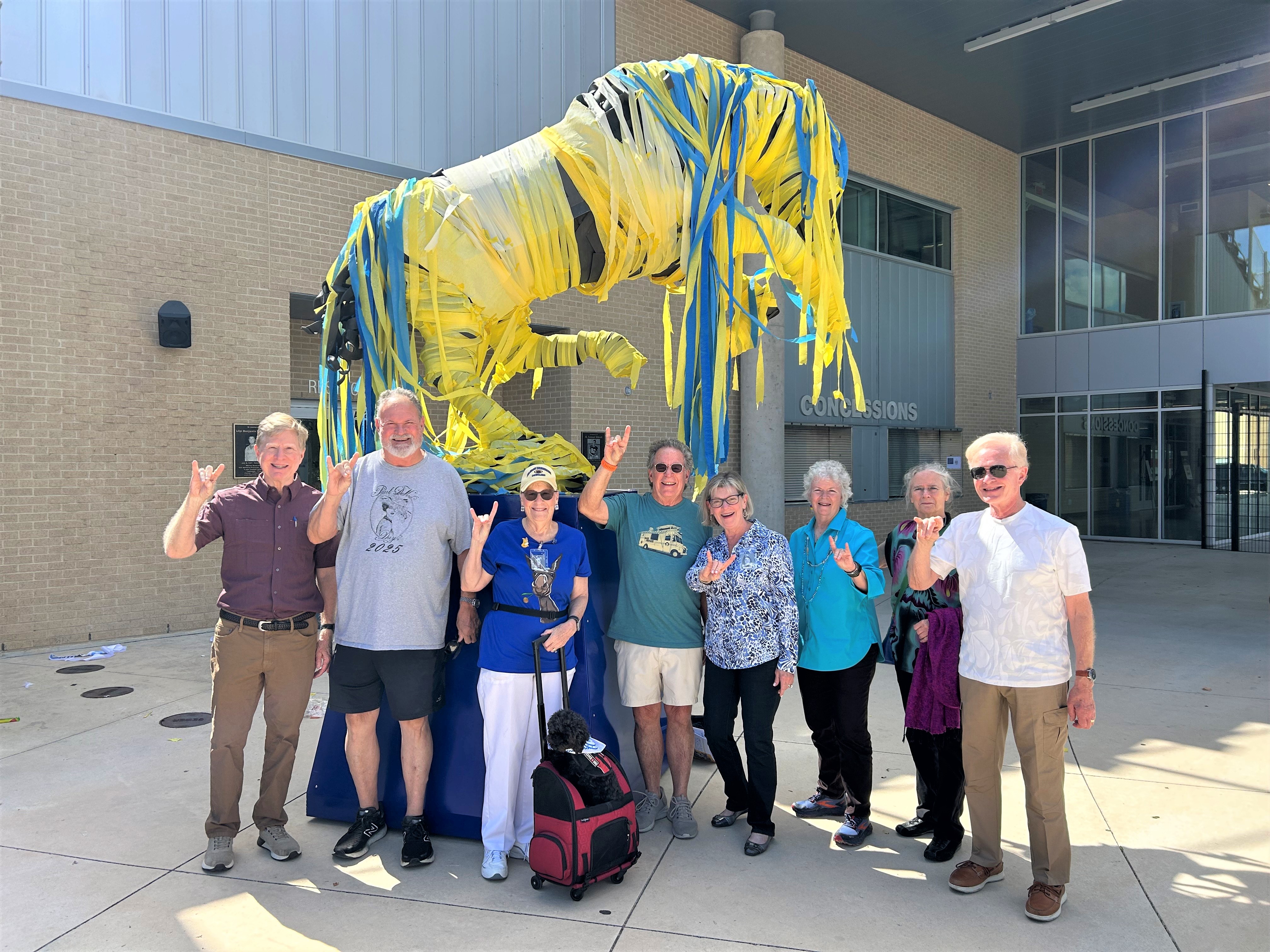 Tour group mules up 1